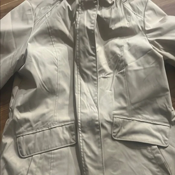 Women's Tan Hooded Jacket - Picture 2 of 11